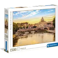 Clementoni - Puzzel - 1500 Stukjes - Uitzicht op Rome - Puzzel Voor Kinderen en Volwassenen Collection - High Quality Collection