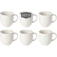 Costa Nova Vermont Beker 33 cl Wit 6 stuks