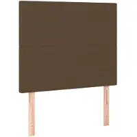 vidaXL Hoofdbord donkerbruin 100x5x118/128 cm Stof