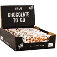 Vivani 18x Chocoladereep Wit Nougat Crisp 35 gr