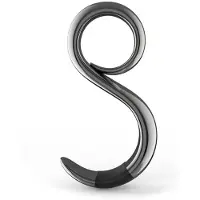 Alessi Stay Safe no-touch sleutelhanger chrome plated zamak