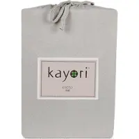 Kayori Split Topper Hoeslaken Kyoto Zand (Jersey)-Lits-Jumeaux XL (200 x 200/210/220 cm)