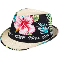 Boland Tribly hoedje Ibiza (beige, zwart en multi)