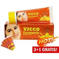 Vicco Turmeric gezichtscreme met kurkuma 50g x 4 pack | MultiPack | Tumeric ayurvedische crème 4 X 50 gram