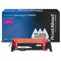 PrintAbout Toner CLT-M406S (SU252A) Magenta geschikt voor Samsung