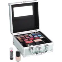 Top 1 Toys Casuelle Alu Mini Cosmetica Koffer Holografisch Zilvergroen