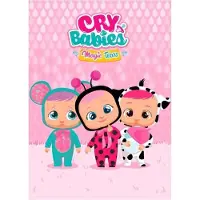 Cry Babies fleece deken - roze - Crybabies Magic Tears plaid - 100 x 140 cm.