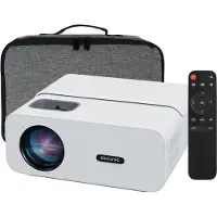 Auronic Beamer - WiFi - 170 inch Projector - Full HD - HDMI-kabel, Afstandsbediening, Projectiescherm en Draagtas - Wit