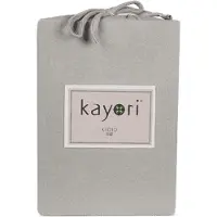 Kayori Split Topper Hoeslaken Kyoto Taupe (Jersey)-2-persoons (140/160 x 200/210/220 cm)