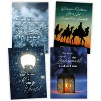 MajesticAlly Voordeelpakje 12 kerstkaarten serie 4