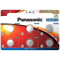 Panasonic Lithium knoopcellen CR2016 120 Stuks (20x6-blister)