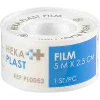 Van Heek Medical HEKA film hechtpleister PE tape 5 m x 2,5 cm niet steriel 12St.