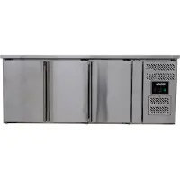 Saro Koeltafel RVS | 179 x 70 x 89/95 cm