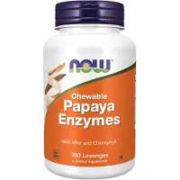 Now Papaya Enzyme - 180 chewables