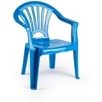 Forte Plastics Plasticforte Stoeltje voor kinderen - blauw - 50 cm - kunststof - Kinderstoelen