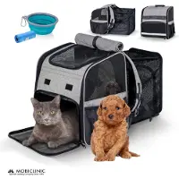 Mobiclinic Pets, Rugzak voor huisdieren, Tula, Opvouwbaar, Goede ventilatie, Inclusief voerbak en zak, Meerdere openingen, Verstelbaar, 37x29x37,5 cm