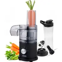 Moa Foodprocessor - 5-in-1 - Compacte 0,5L Keukenmachine - Zwart