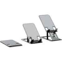 Cyke Telefoon Houder - Phone Stand - Opvouwbare Verstelbare Bureau Houder voor Telefoon - Aluminium - Telefoonstandaard - Telefoonhouder - Tafel of Bureau