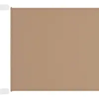 vidaXL Luifel verticaal 140x800 cm oxford stof taupe