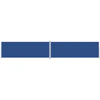 vidaXL Windscherm uittrekbaar 220x1200 cm blauw