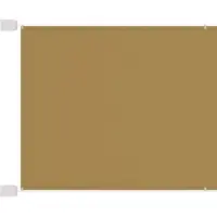 vidaXL Verticale zonwering, beige, 60x1200 cm, Oxford-stof