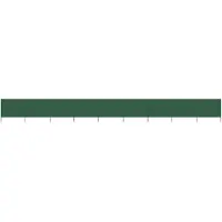 vidaXL Windscherm 9-panelen 1200x120 cm stof groen