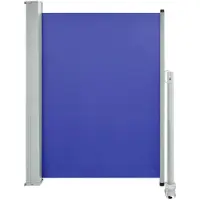 vidaXL Tuinscherm uittrekbaar 100x300 cm blauw
