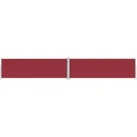 vidaXL Windscherm uittrekbaar 160x1000 cm rood