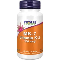 Now Vitamine K2 (MK7) 100 mcg capsules - vitamines, vitamine-k2 - vitamine-k2