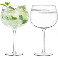 LSA International Cocktailglas L.S.A. Verso Cocktail Balloon Glas 710 ml (2-Delig)