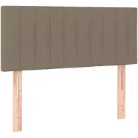 vidaXL Hoofdbord 80x5x78/88 cm stof taupe