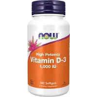 Now Vitamine D-3 1000IU - 180 softgels