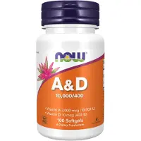Now Vitamine A en D 10 000/400 UI 100 Pc