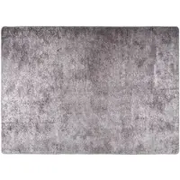 vidaXL Vloerkleed wasbaar 120x180 cm grijs