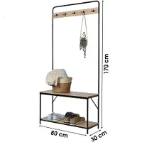 Urban Living - Kapstok Staand - Schoenenrek - Wandkapstok -