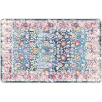 vidaXL Vloerkleed wasbaar 190x300 cm meerkleurig