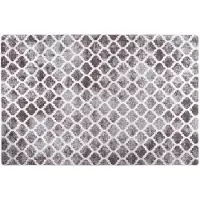 vidaXL Vloerkleed wasbaar anti-slip 80x150 cm meerkleurig