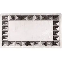 vidaXL Vloerkleed wasbaar 190x300 cm lichtbeige