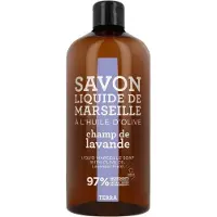 Compagnie De Provence Savon de Marseille vloeibare handzeep Terra Champ de Lavande 1 liter navulling