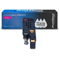 PrintAbout Toner 106R02757 Magenta geschikt voor Xerox