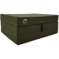Viking Choice Logeermatras - camping matras - veld matras - opvouwbaar - 80 x 200 x 10 - donker groen