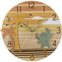 Peers Hardy STITCH - Sunset - Metal Wall Clock