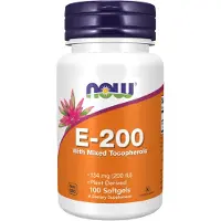 Now Vitamine E 200IU - 100 softgels
