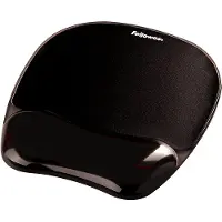 Fellowes Muismat met Polssteun – Ergonomisch Gel Kussen – Antislip – Vlekbestendig – Zwart