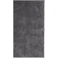 vidaXL Vloerkleed HUARTE laagpolig zacht wasbaar 80x150 cm antraciet