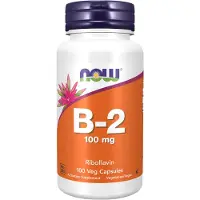 Now Vitamine B-2 100mg - 100 caps