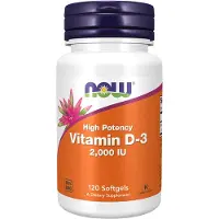 Now Vitamine D3 2000 IU (50 mcg) 120 Pc