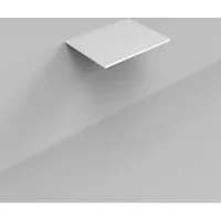 Boss & Wessing Topblad BWS Marble 60,5x46x1,5 cm Mat Wit Marmer