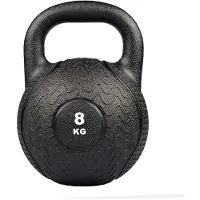 Matchu Sports Kettlebell - Heavy Duty 8 KG - Preto - Rubber