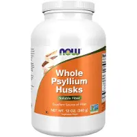 Now Psyllium Husks, Whole Poeder 340 g | Natuurlijke vezels op basis van gemalen psylliumzaadvlies (340 Gram)